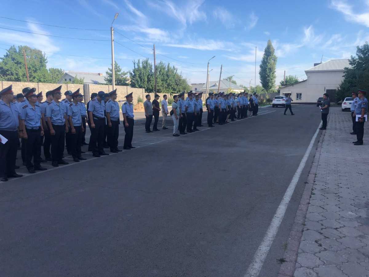 Жамбыл облысында дін мәселелері бойынша Тараз қаласы полиция басқармасында ақпараттық түсіндіру жұмыстар ұйымдастырылды