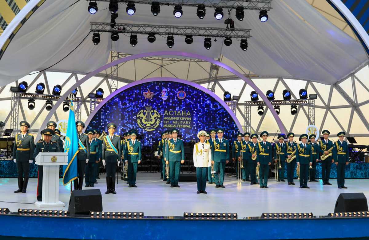 Астанада әскери-музыкалық фестиваль өтті