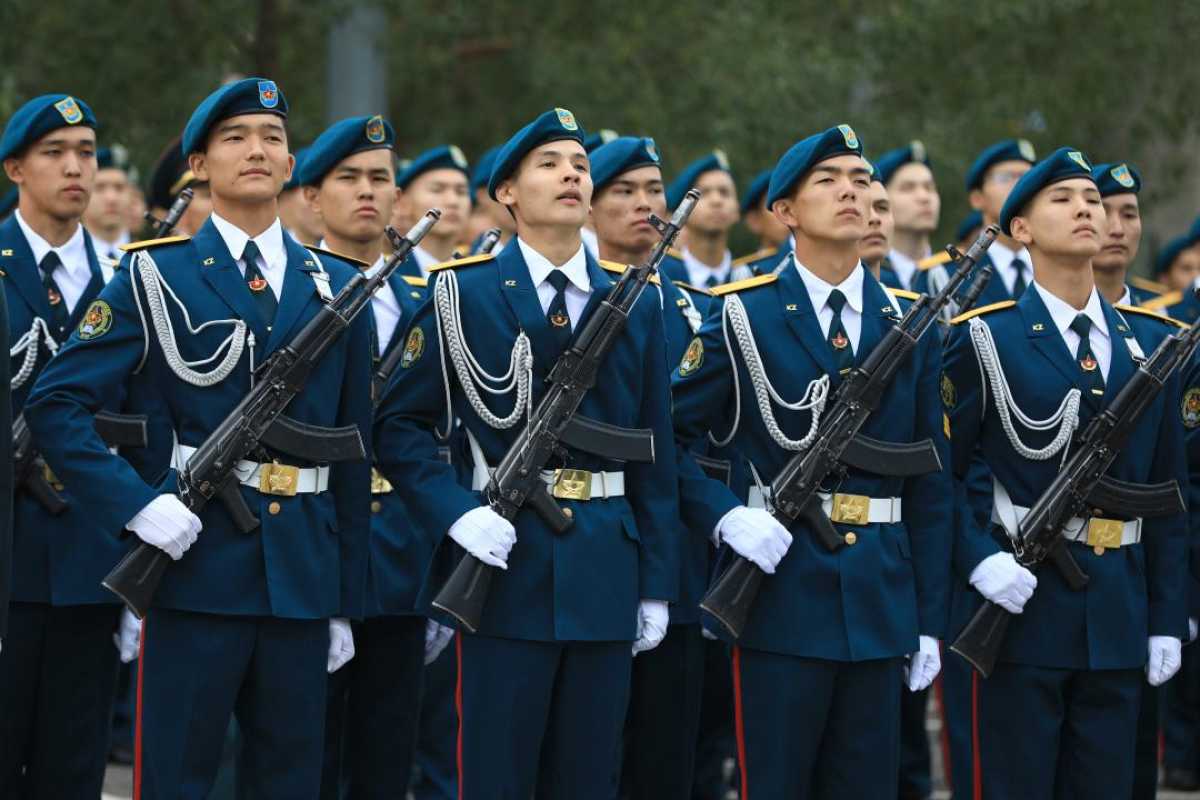 Астаналық колледждің 83 ұланы әскери ант берді