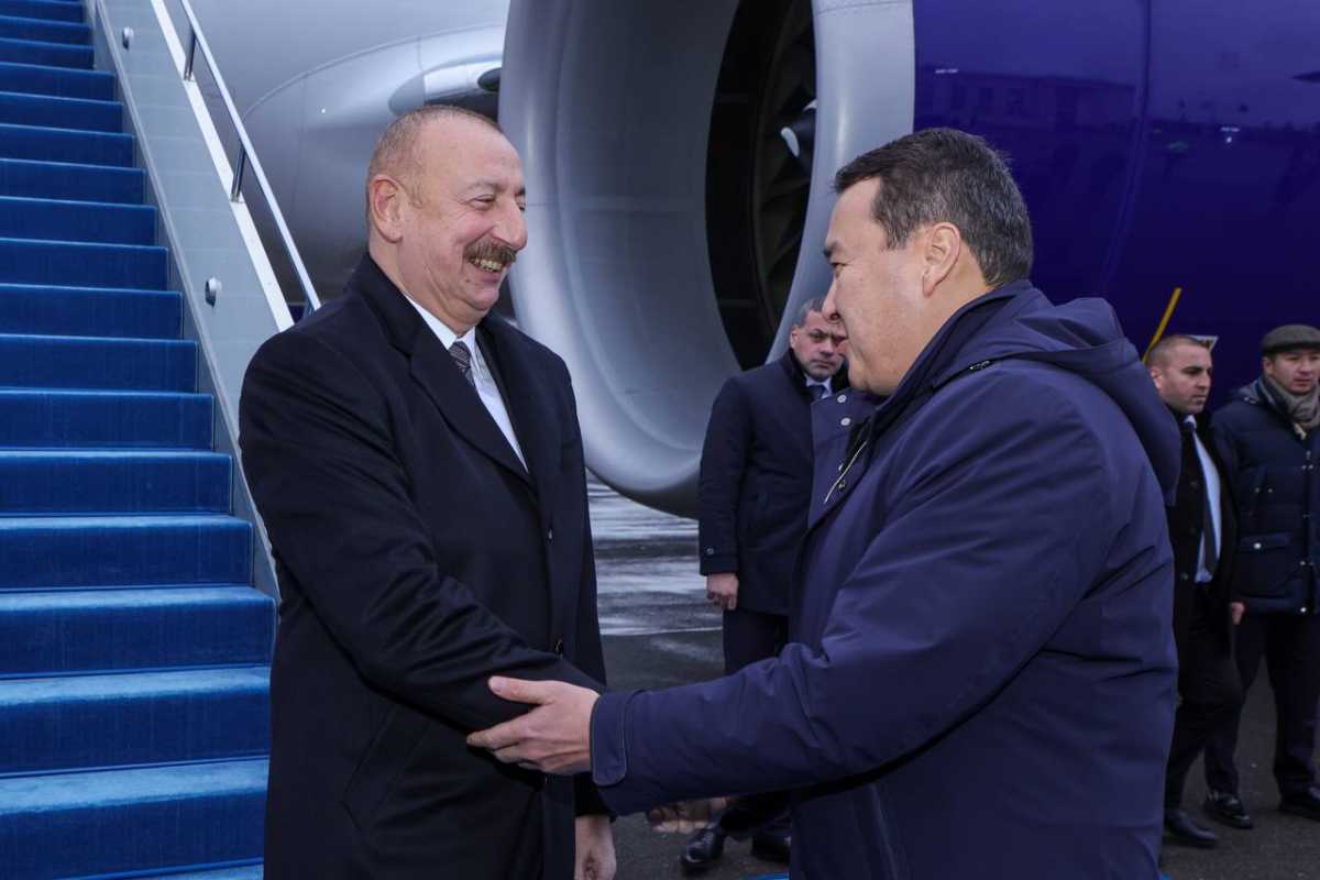 Астанаға Әзербайжан Президенті Ильхам Әлиев келді