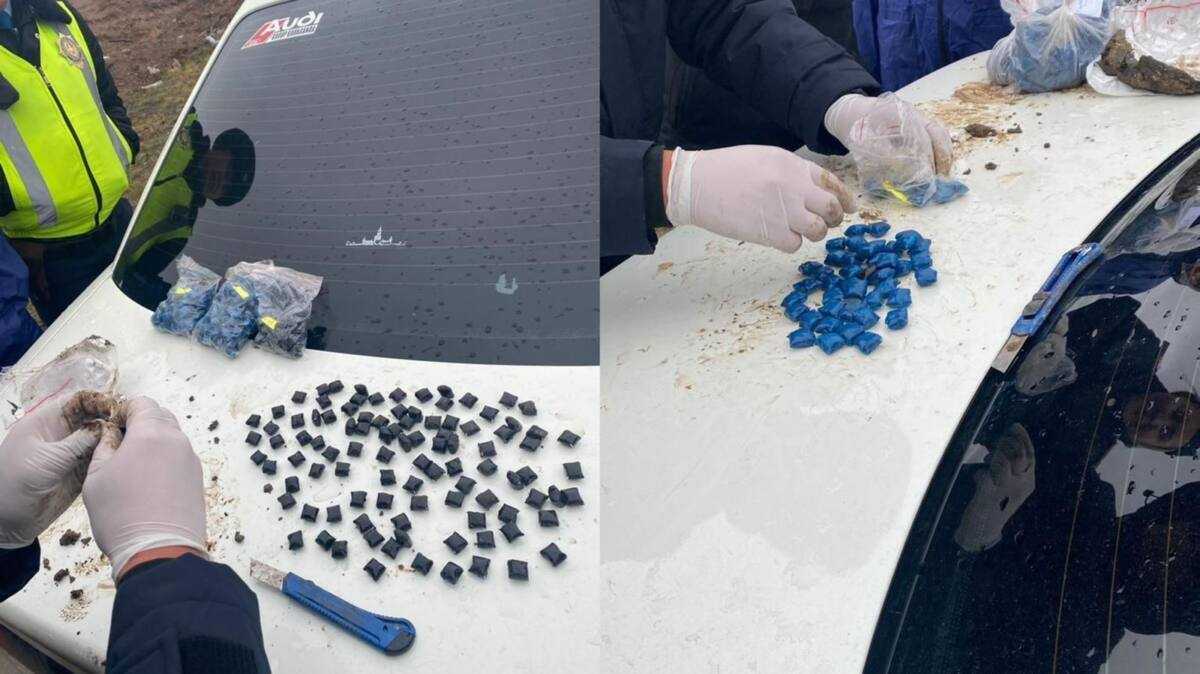 Теміртаулық полицейлер есірткі сатушыдан 300 орам “синтетика” тәркіледі