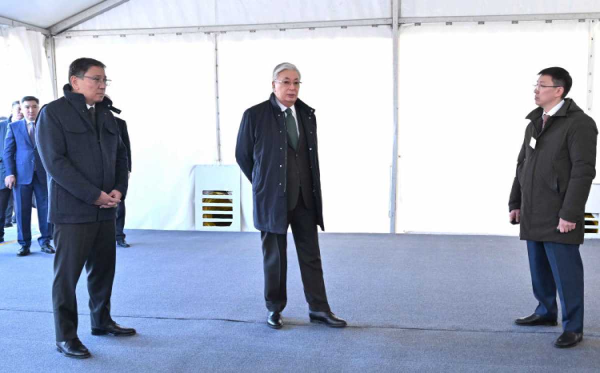 Мемлекет басшысы Алматы қаласындағы сумен қамту нысандарының құрылысымен танысты