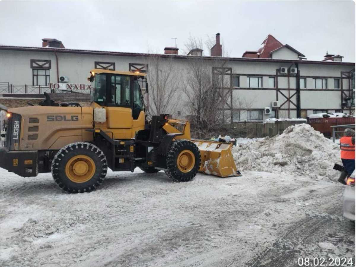 Астанадан қыс мезгілі басталғалы төрт млн текше метрден астам қар шығарылды