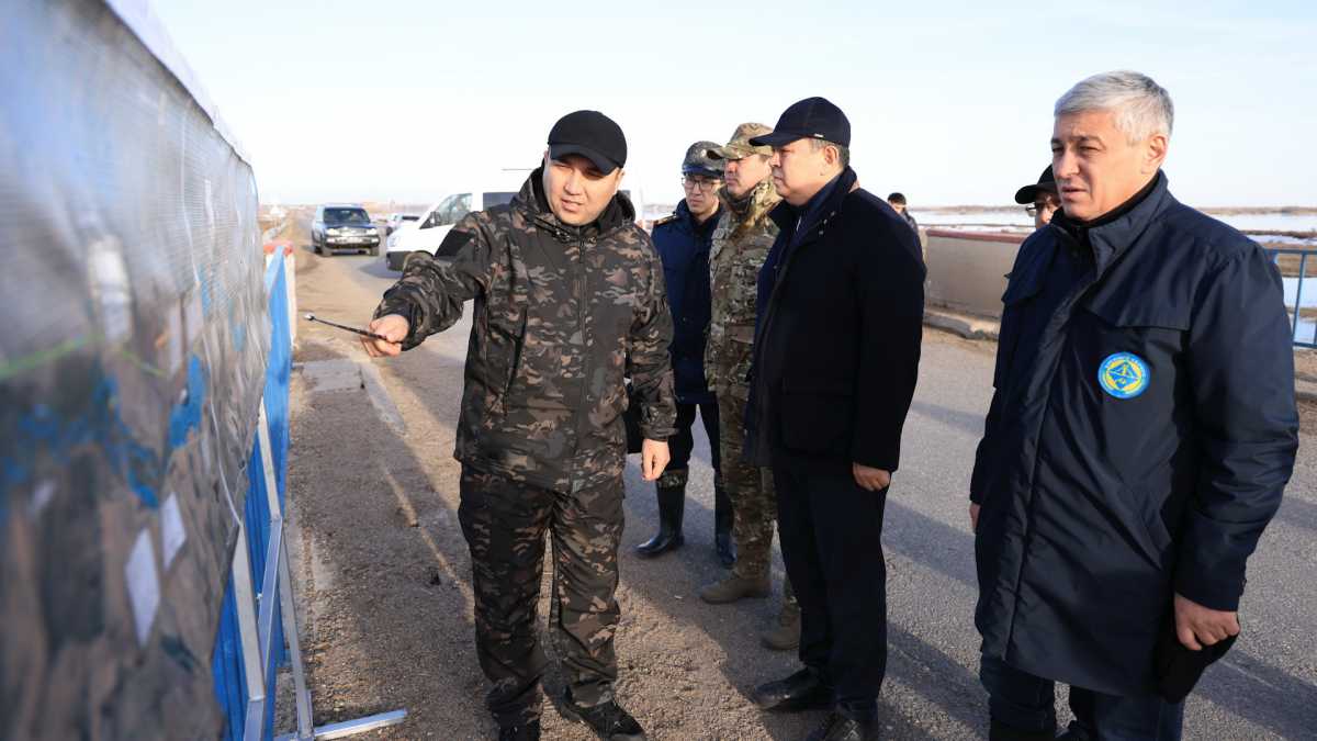 Штаб басшысының орынбасары Қанат Бозымбаев Қарағанды облысындағы су тасқыны жағдайын тексерді