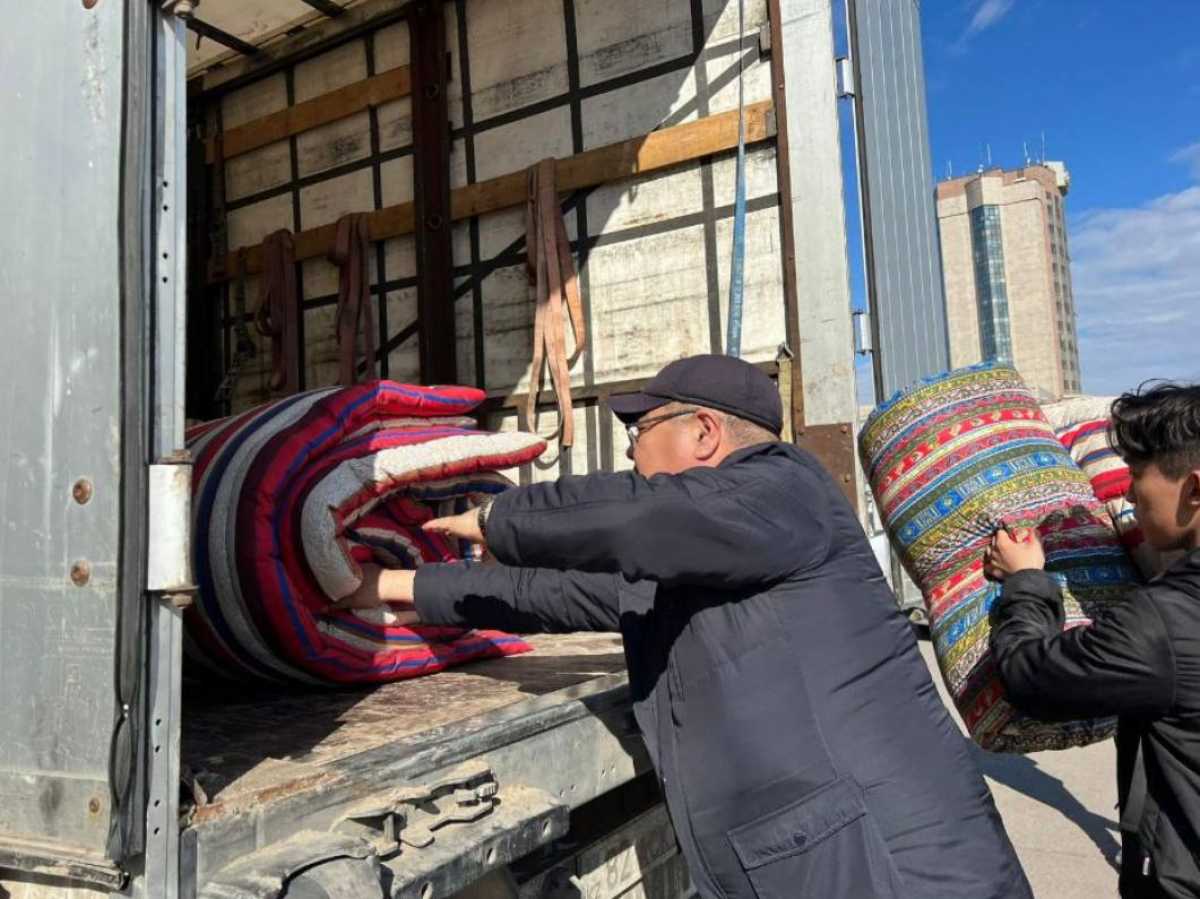 Астана қаласынан Батыс Қазақстан облысына гуманитарлық көмек жіберілді
