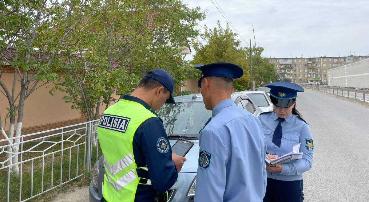 Қызылордада ҚАЖ қызметкерлерінің автокөліктері мен құжаттары тексерілді