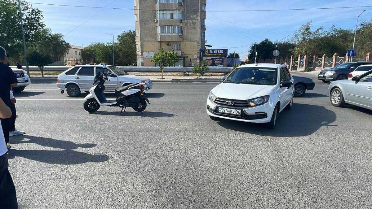 Атырауда мопед жүргізушілерінің қатысуымен 150-ге жуық жол-көлік оқиғасы тіркелген