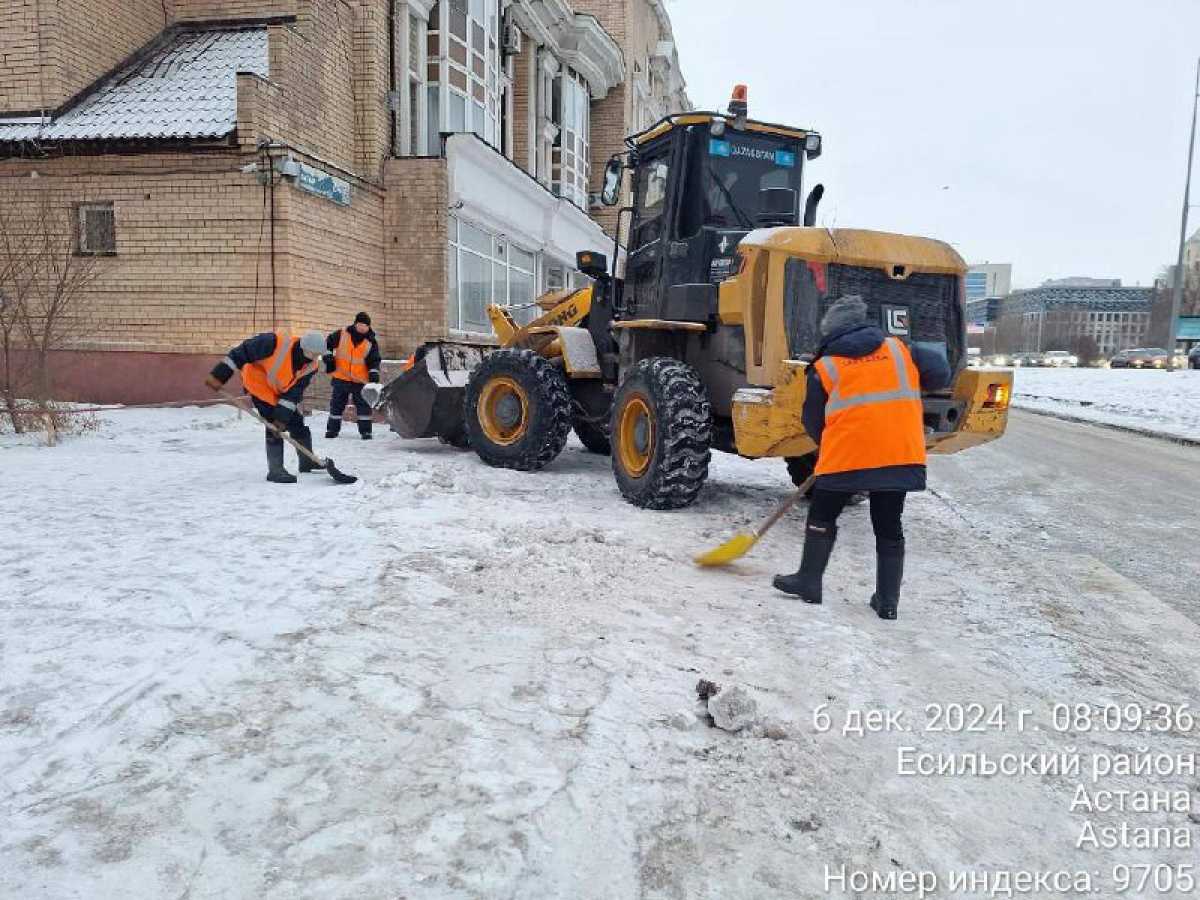 Астанадан қыс мезгілінің басынан бастап 66 мыңнан астам жүк көлігіне тең қар шығарылды