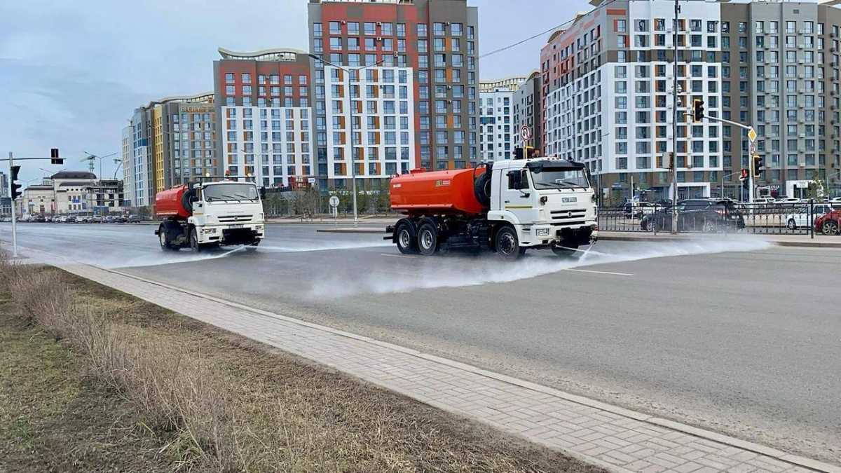 Астанада жалпы тазалық жұмысы жүріп жатыр
