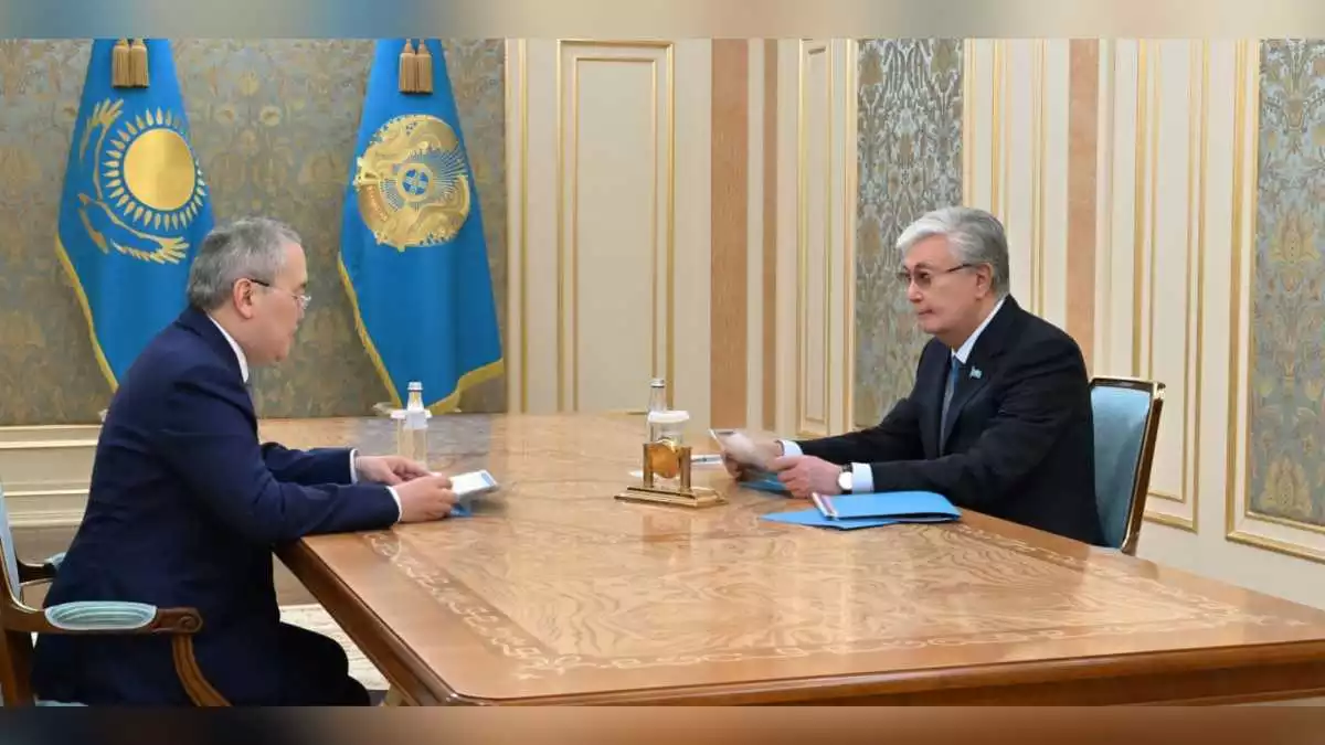 Президент Қаржылық мониторинг агенттігінің төрағасы Жанат Элимановты қабылдады