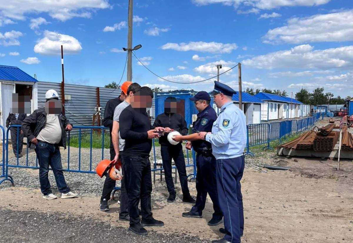 Қостанай облысында көші-қон заңнамасын бұзған шетелдіктер анықталды