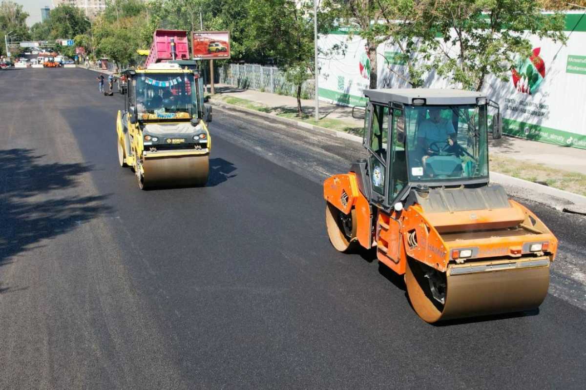 Алматыда ағымдағы жылы өткен жылмен салыстырғанда 50 шақырымға көп жол жөнделеді