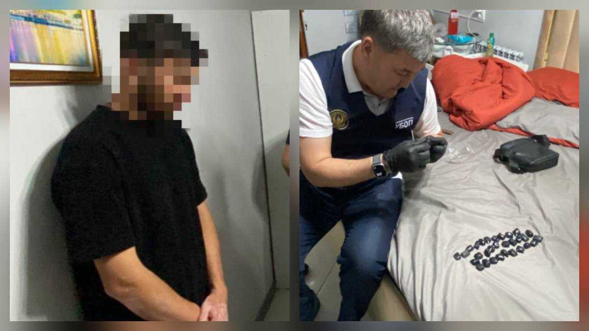 Түркістан облысында полиция шетелдіктен мефедрон тәркіледі
