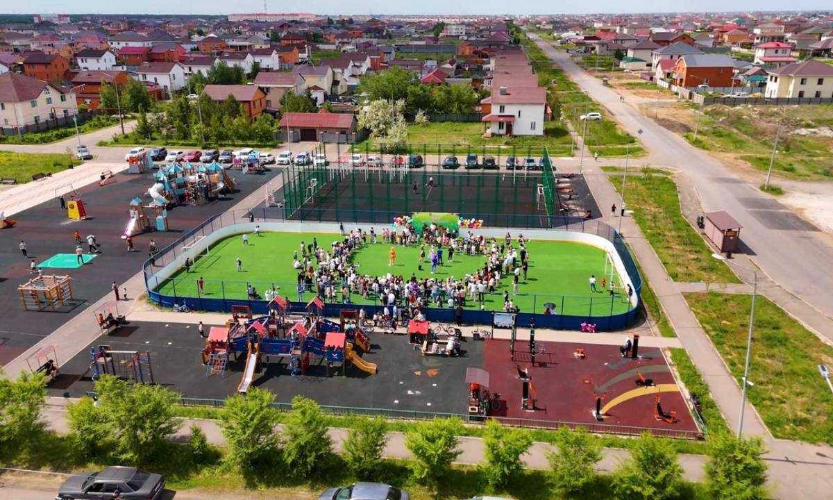 Астанада балаларды қорғау күніне орай 40-тан астам аула ашылды