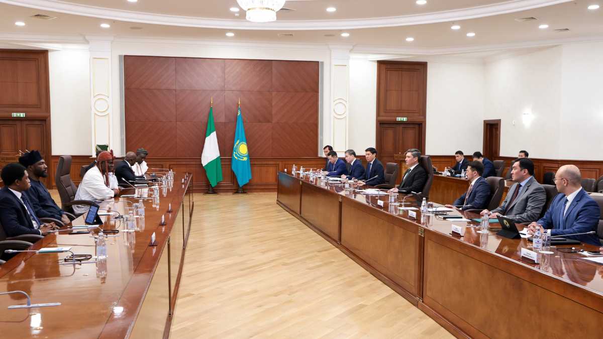 Олжас Бектенов пен Нигерия Федеративті Республикасының Ифе Королі Оони Адейейе Энитан Огунвуси ынтымақтастық мәселелерін талқылады