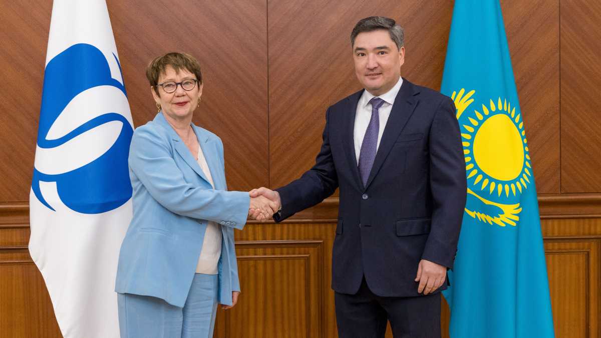 Олжас Бектенов ЕҚДБ басшысы Одиль Рено-Бассомен елімізде инфрақұрылымдық ірі жобаларды жүзеге асыру мәселесін талқылады