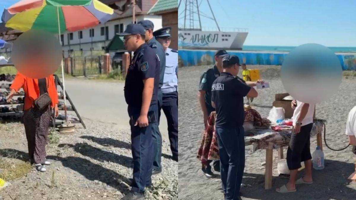 Абай облысында полиция қызметкерлері Алакөл жағалауында рейд өткізді