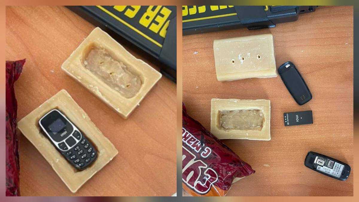 Кір сабын ішіне жасырған: Қызылордада сотталғанға телефон жеткізбек болған күдікті анықталды