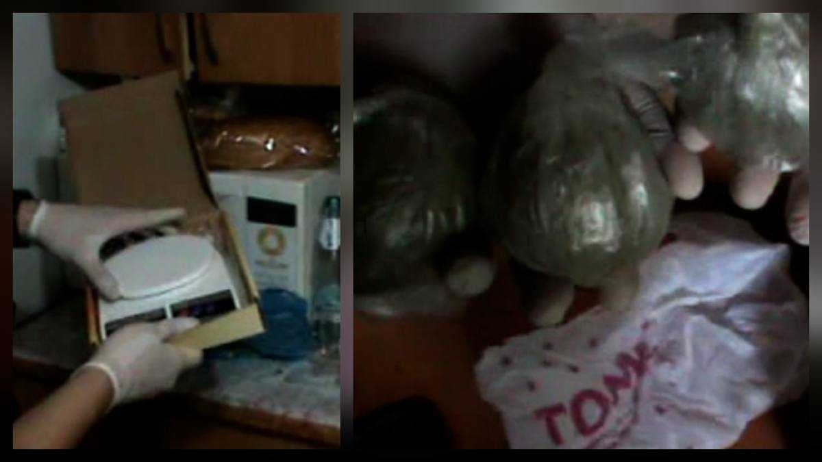 Полицейлер астаналық әйелден жарты келіден астам гашиш тәркіледі