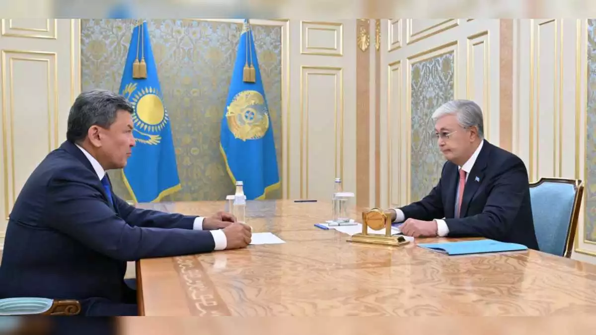 Президент Солтүстік Қазақстан облысының әкімі Ғауез Нұрмұхамбетовты қабылдады