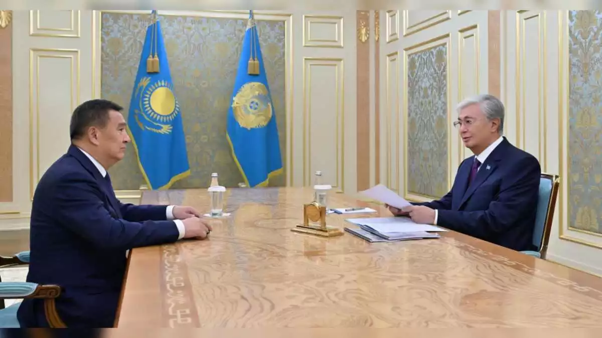 Мемлекет басшысы Ақмола облысының әкімі Марат Ахметжановты қабылдады