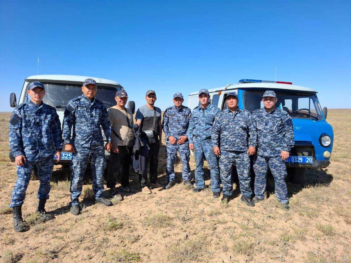 Ұлытау облысында полиция адасып кеткен екі азаматты аман-есен тапты