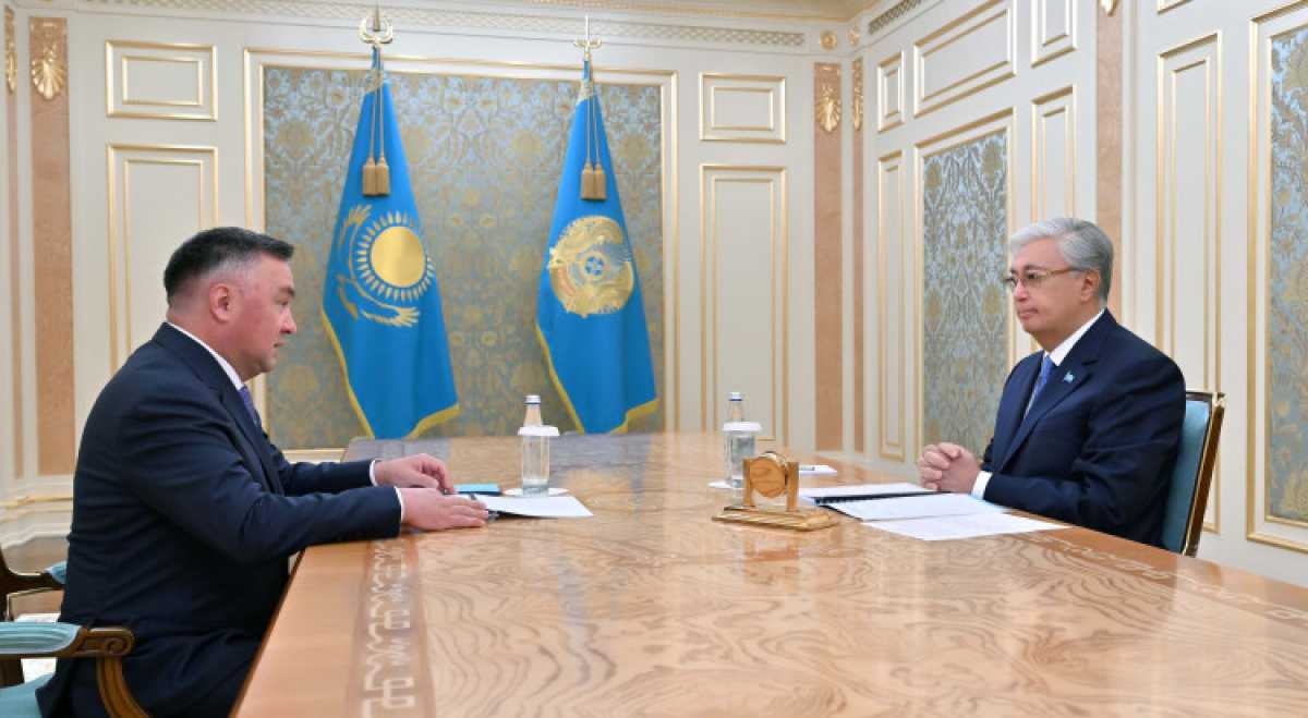 Президент Жоғарғы Сот төрағасы Асламбек Мерғалиевті қабылдады