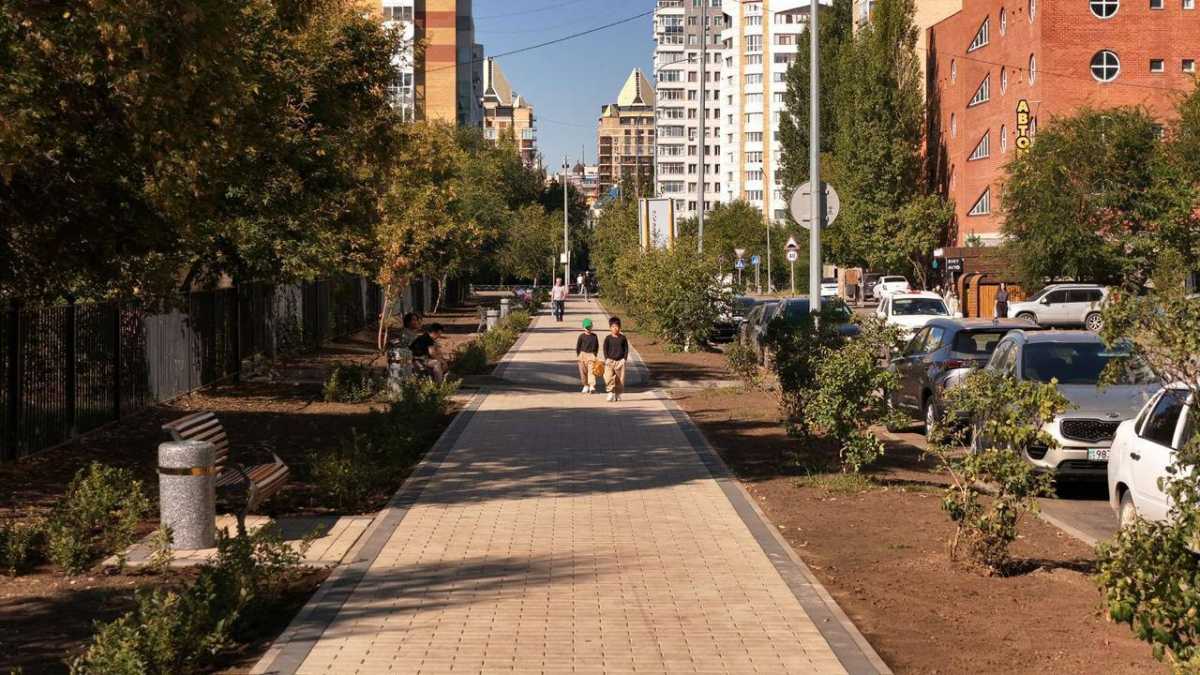Астанада Конституция күні қарсаңында жаңа саябақ ашылды
