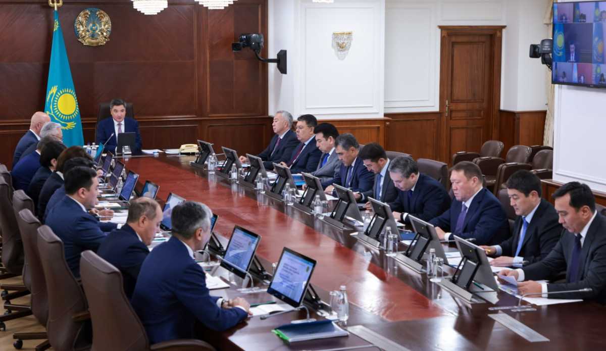 Премьер-министр инфляция деңгейін бақылау және төмендету бойынша қажетті шаралар қабылдауды тапсырды