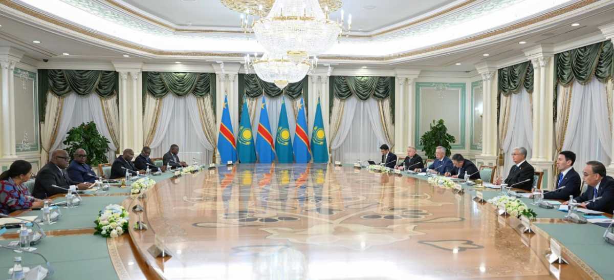 Қазақстан мен Конго Демократиялық Республикасының президенттері кеңейтілген құрамда келіссөз жүргізді