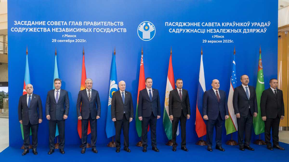 Олжас Бектенов Минскіде өткен ТМД үкіметтері басшылары кеңесінің отырыстарына қатысты