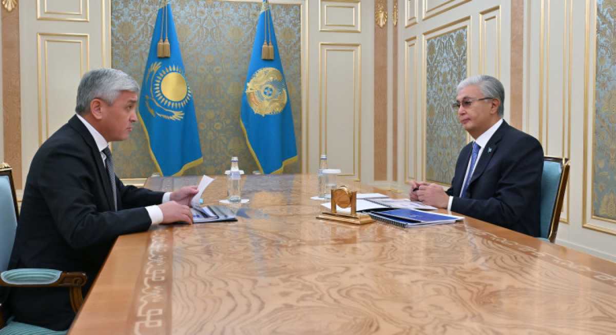 Мемлекет басшысы Қарағанды облысының әкімі Ермағанбет Бөлекпаевты қабылдады