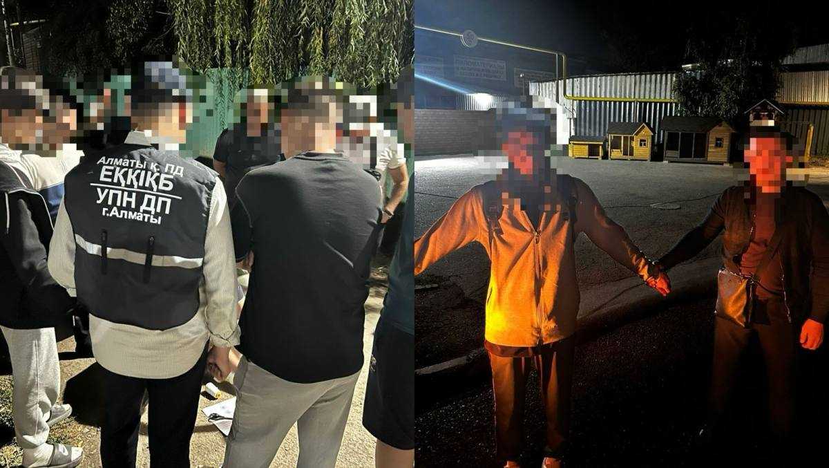 Алматыда полиция қызметкерлері есірткі сатушыны ұстады
