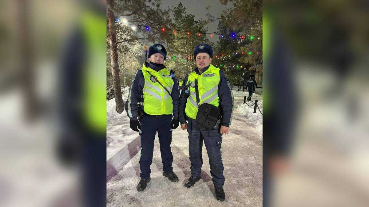 Ақтөбеде полицейлер әйелдің өмірін сақтап қалды