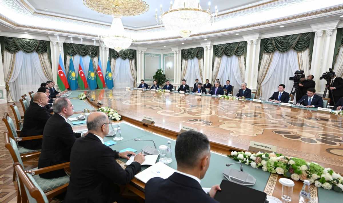 Қазақстан мен Әзербайжан президенттері Жоғары мемлекетаралық кеңестің екінші отырысын өткізді