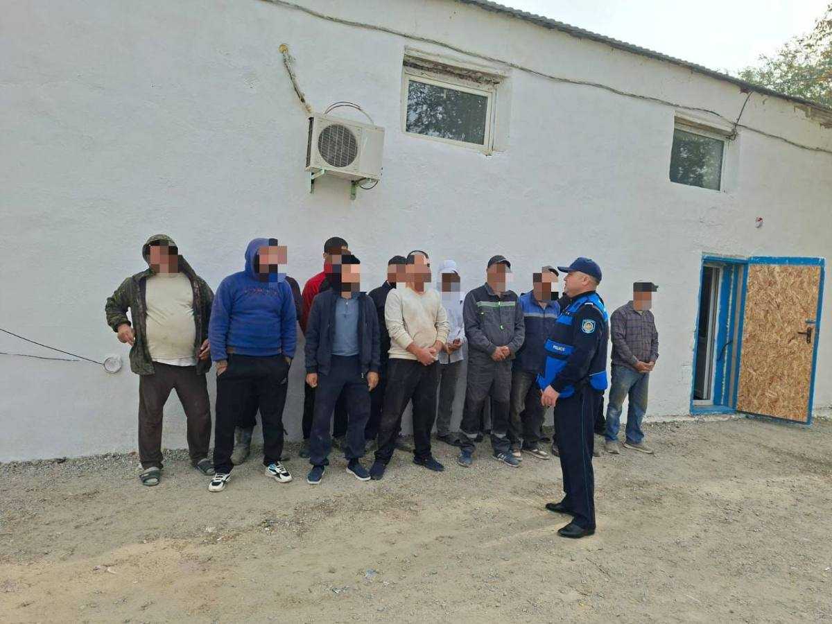 Көлік полицейлері заңсыз жұмыс істеген шетелдіктерді анықтады
