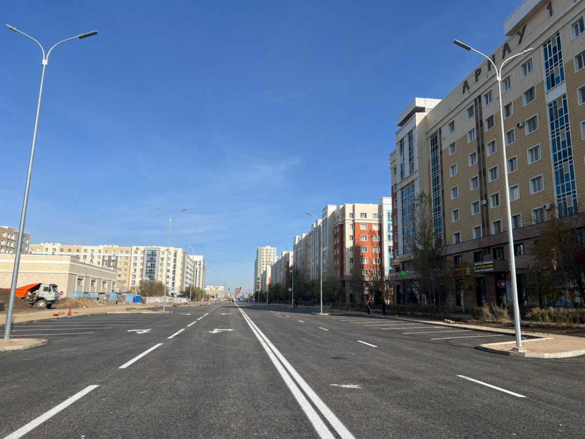 Астанада жаңа жол учаскелері ашылып жатыр