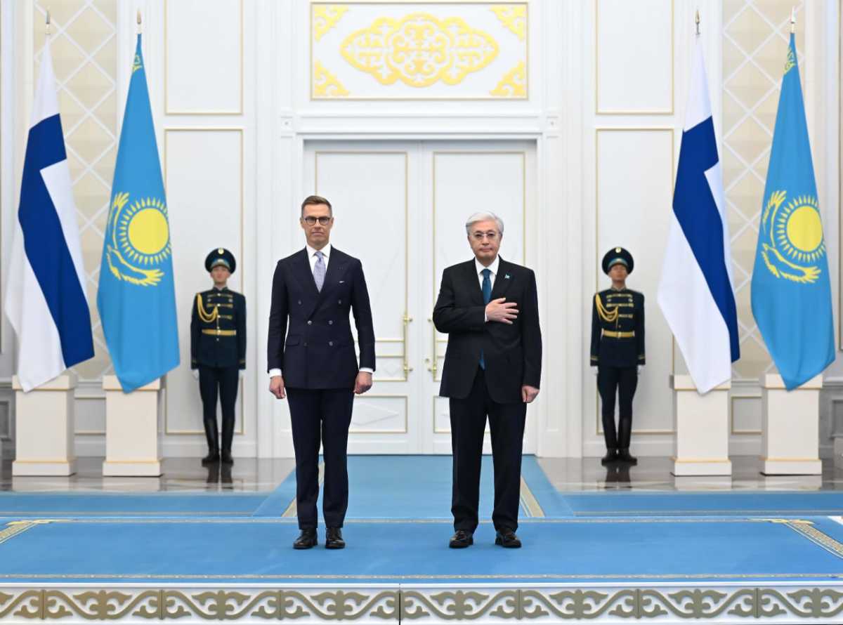 «Ақорда» резиденциясында Финляндия Президентін қарсы алу рәсімі өтті