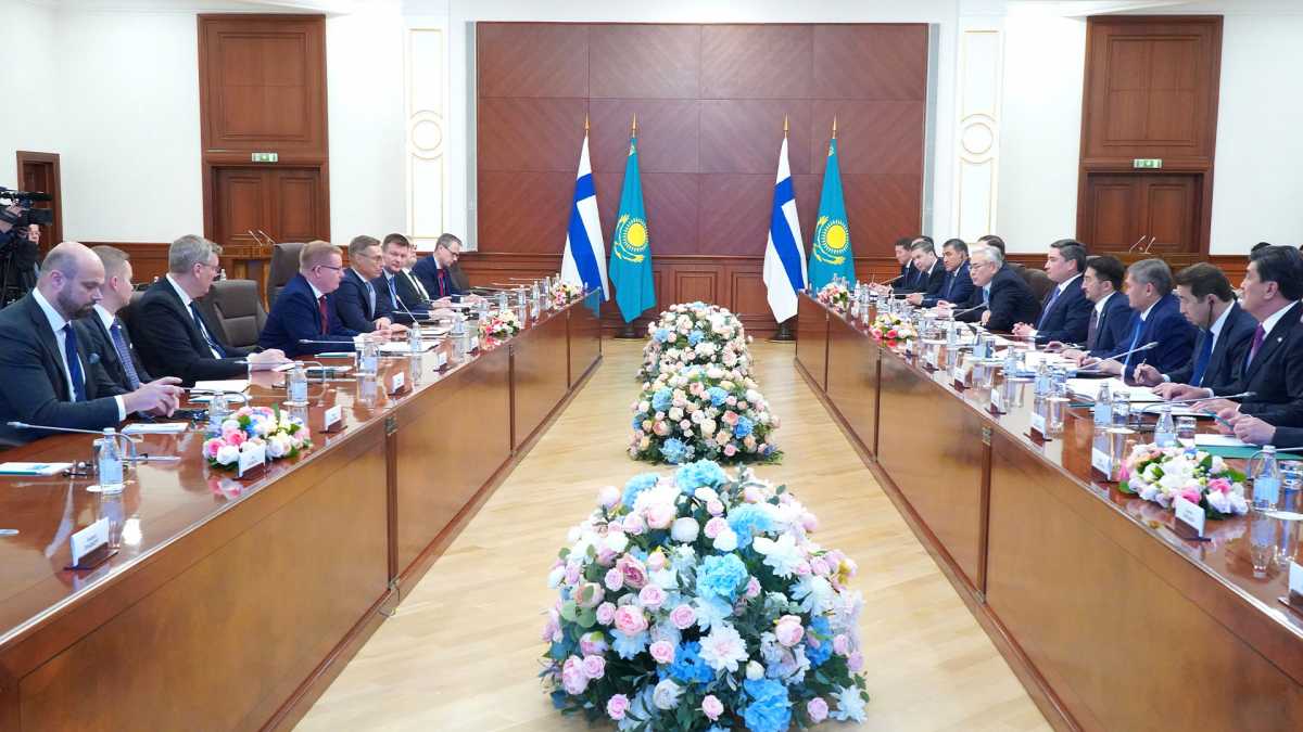 Олжас Бектенов Финляндия Президенті Александр Стуббпен сауда-экономикалық ынтымақтастықты дамыту мәселелерін талқылады