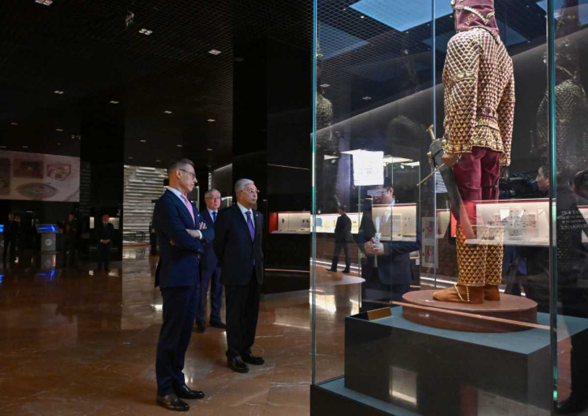 Қасым-Жомарт Тоқаев пен Александр Стубб Ұлттық музейге барды