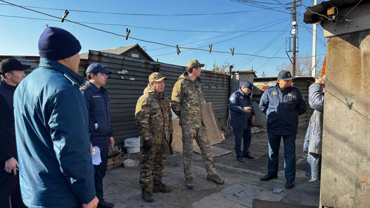 Жылу беру маусымындағы өрт қауіпсіздігі: құтқарушылар елордадағы жер үйлерге арнайы рейдтер жүргізіп жатыр