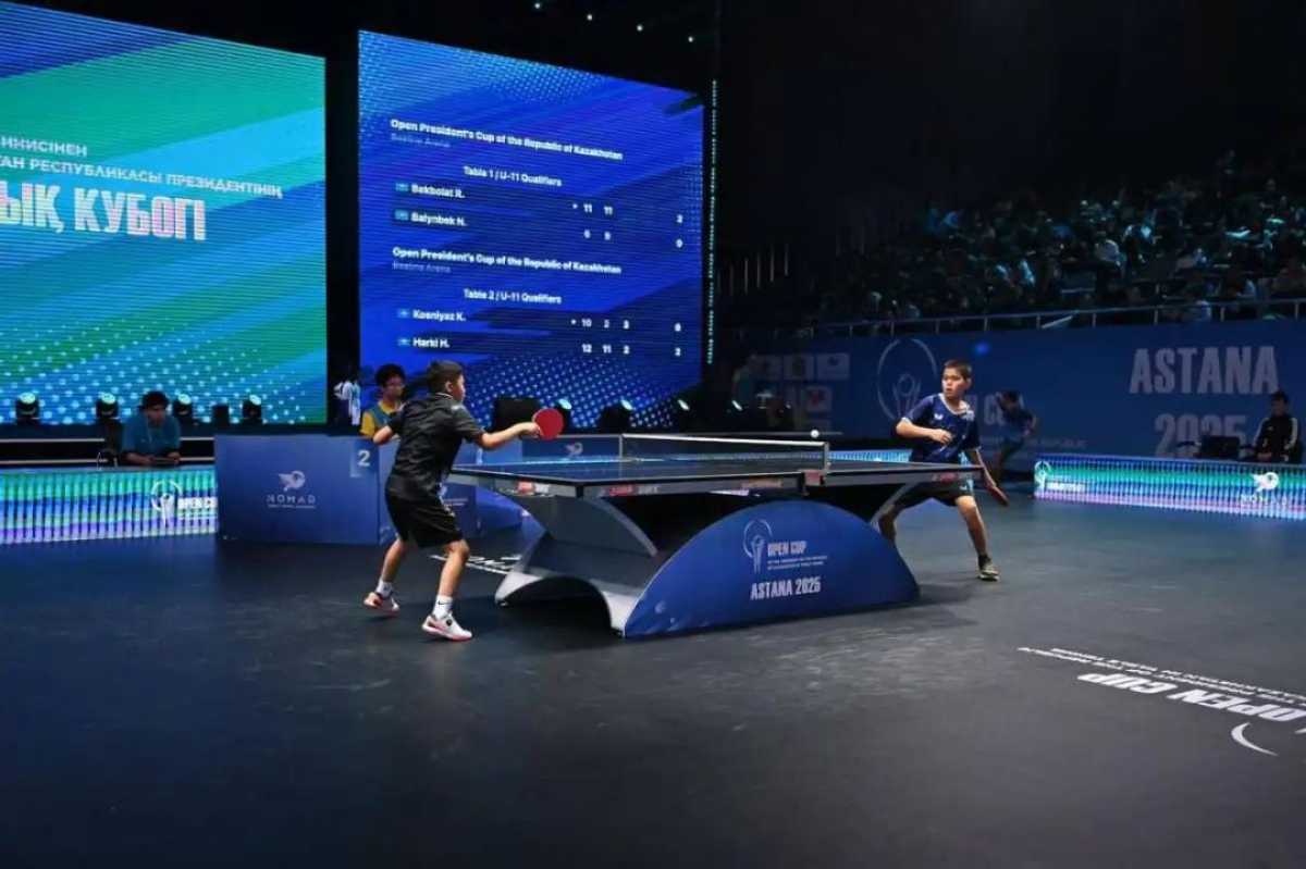 ҚР Президентінің үстел теннисінен халықаралық кубогы: 14 елдің 250 спортшысы Астанада бақ сынасты
