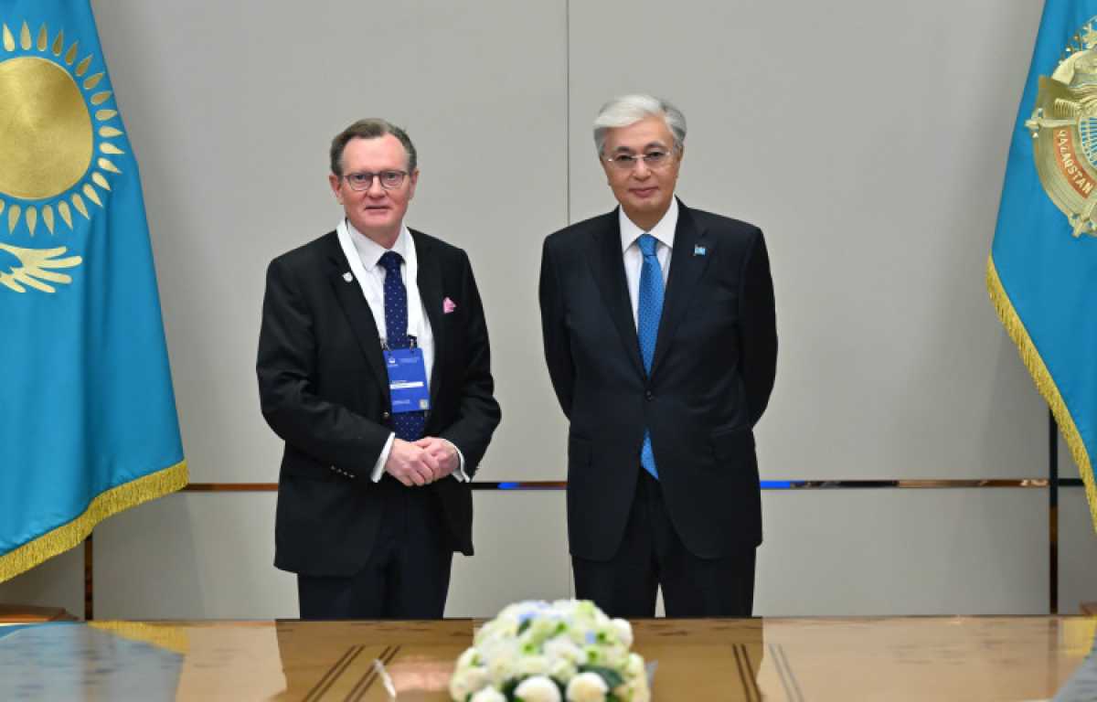 Мемлекет басшысы Queen’s University Belfast оқу орнының президенті және вице-канцлері Иан Грирді қабылдады