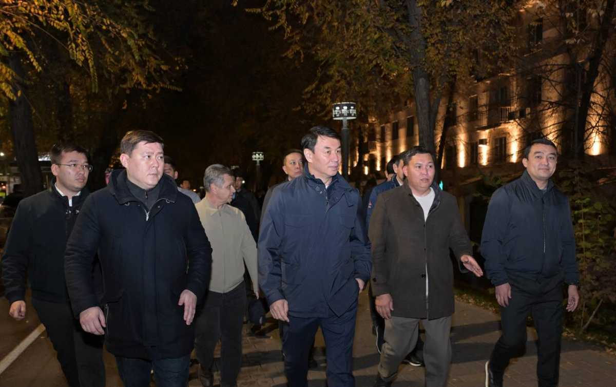 Алматыда сәулеттік-сәндік жарықтандыру жаңартылып жатыр