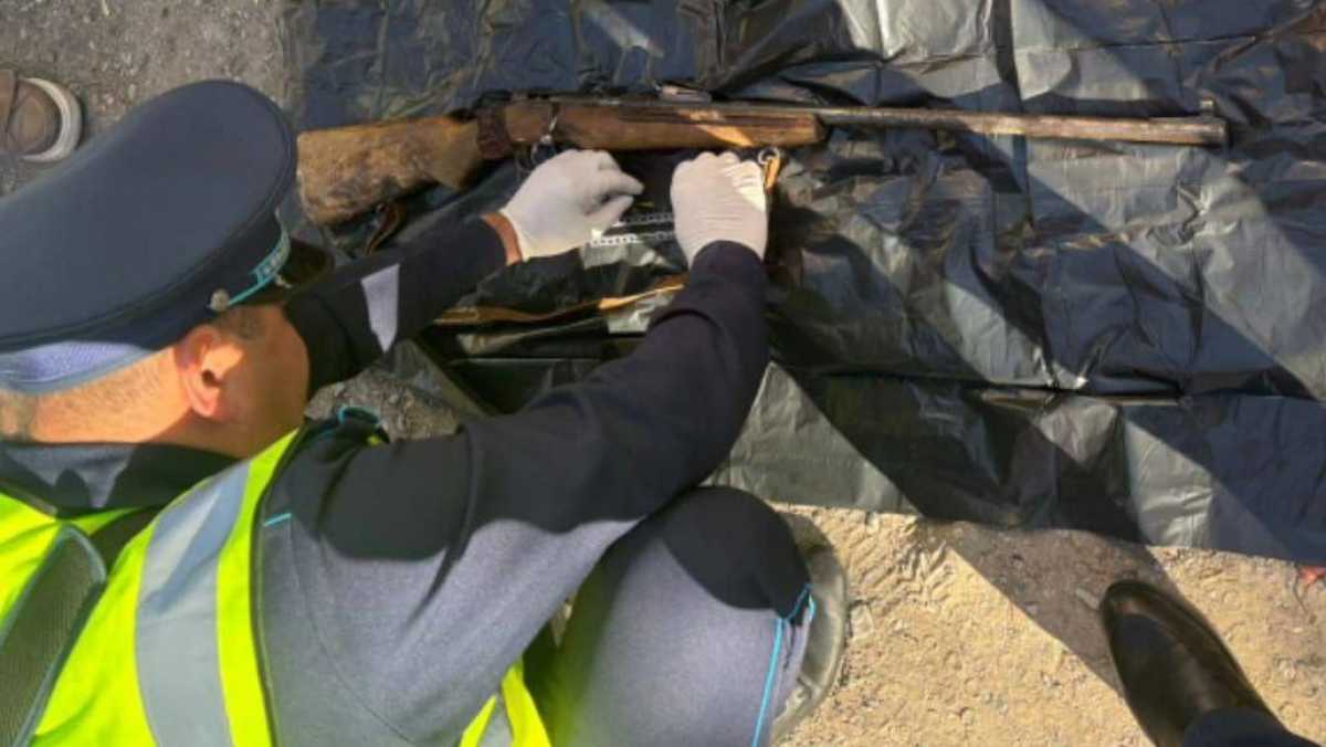 Түркістан облысында тұрғыннан тіркелмеген қару тәркіленді