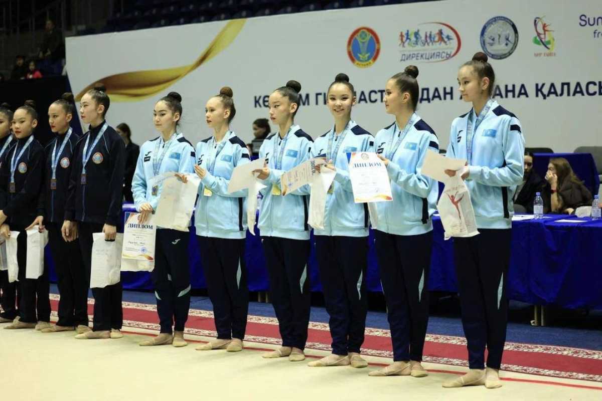Көркем гимнастикадан Астана қаласының ашық чемпионаты өтті