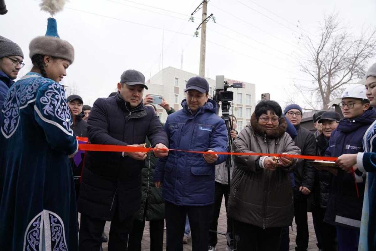 Астанада Кирпичный елді мекеніне газ берілді
