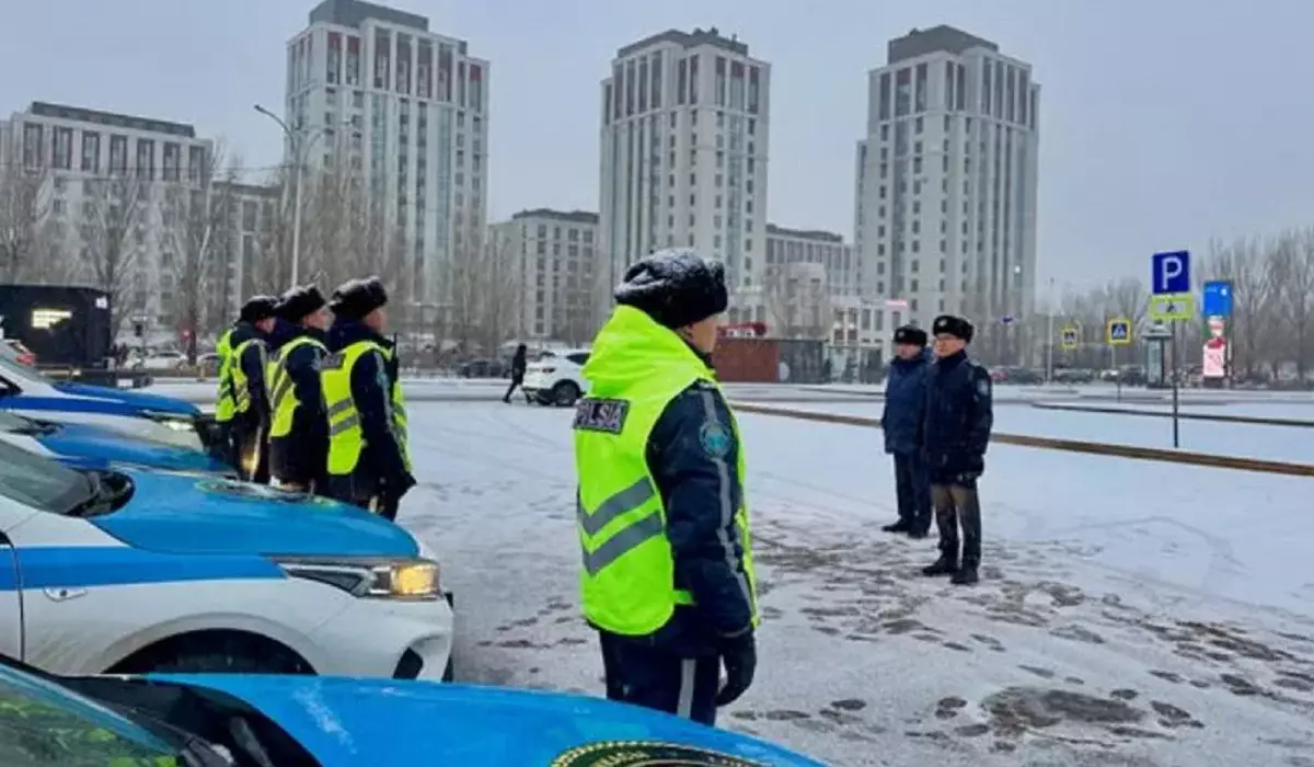 Қолайсыз ауа райы: елордада полиция күшейтілген қызмет тәртібіне көшті