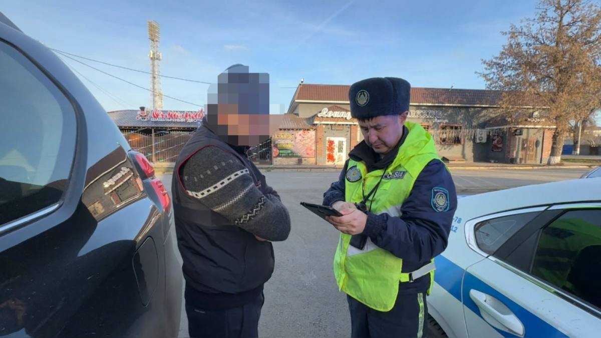 Оралда жол ережесін 44 рет бұзған жүргізуші анықталды