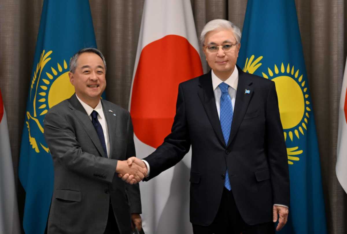 Мемлекет басшысы Sumitomo компаниясының президенті Шинго Уэноны қабылдады